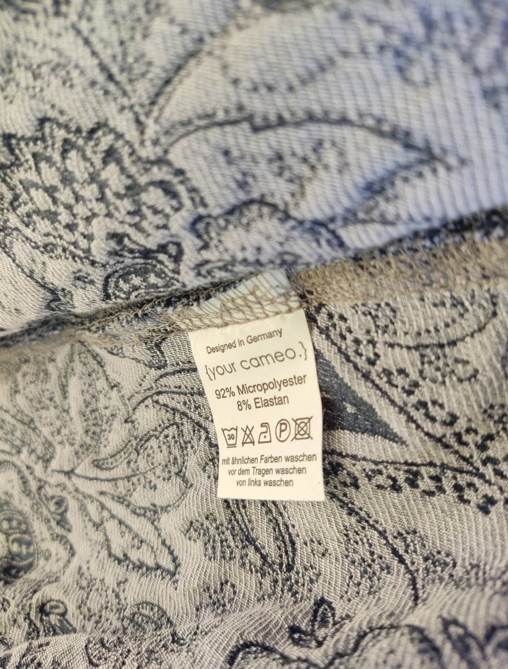 Jacke Übergang Gr.XS Blau-Weiß