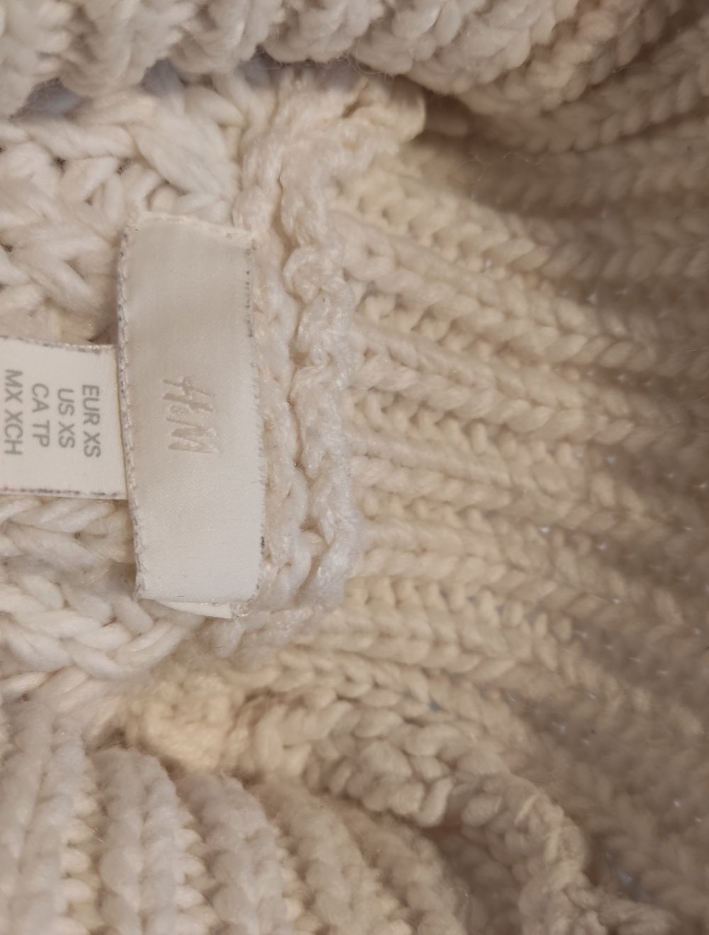 Pullover Strickpullover wollweiss Gr.XS