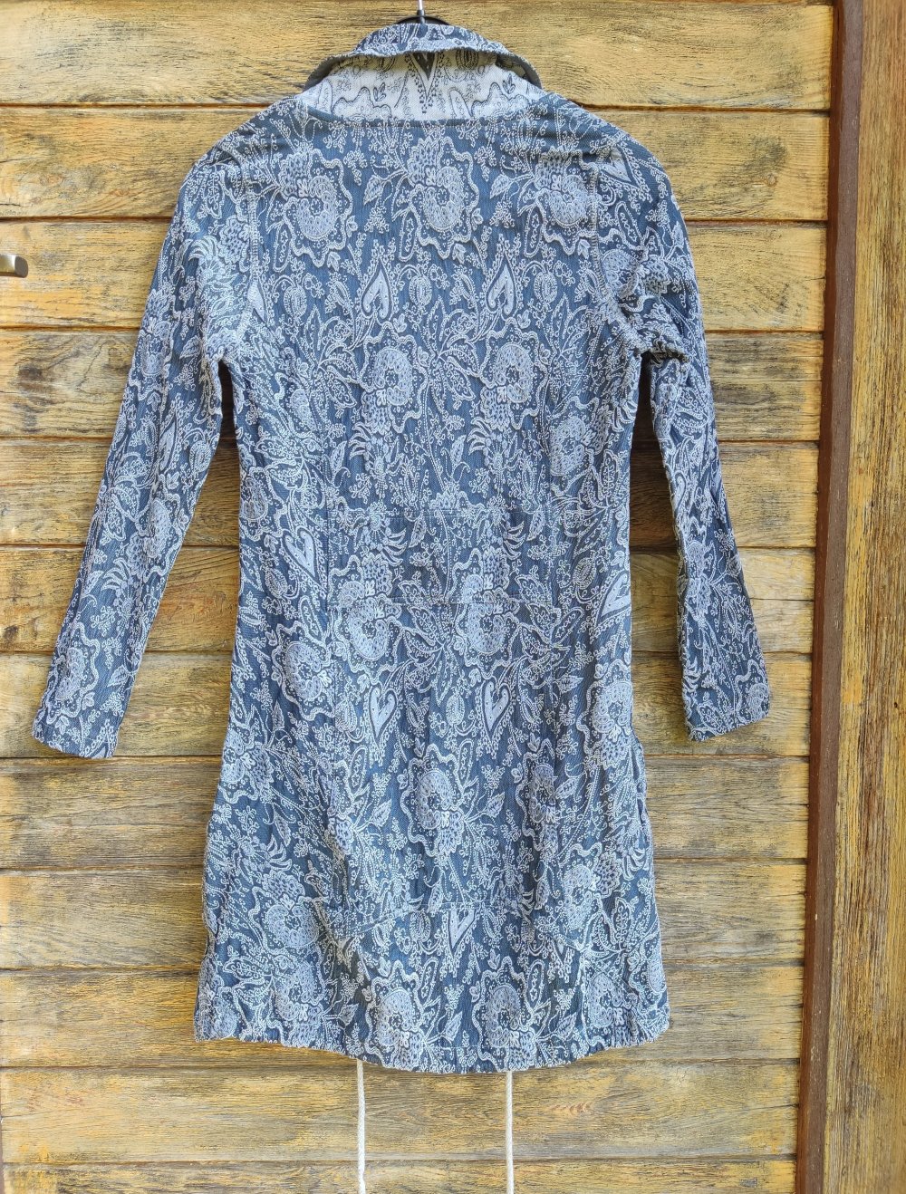 Jacke Übergang Gr.XS Blau-Weiß