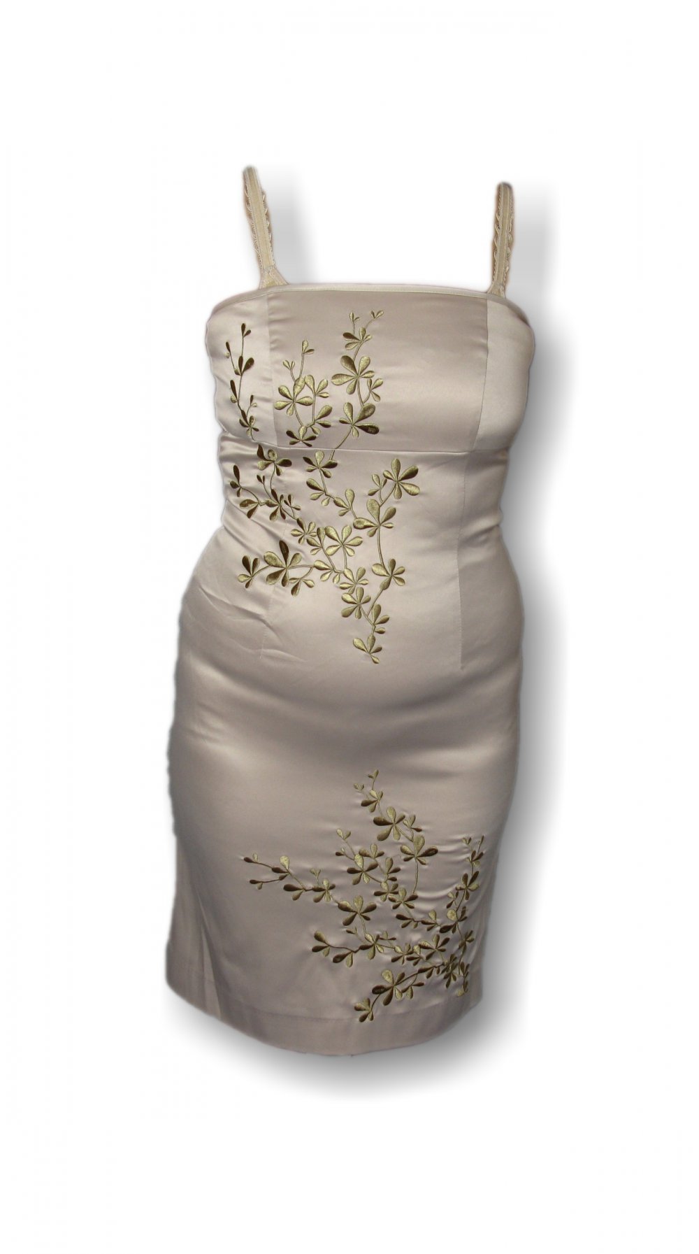 Damen Kleid, Vero Moda, Gold, Blumendesign, edel, luxuriös, Gr. 34