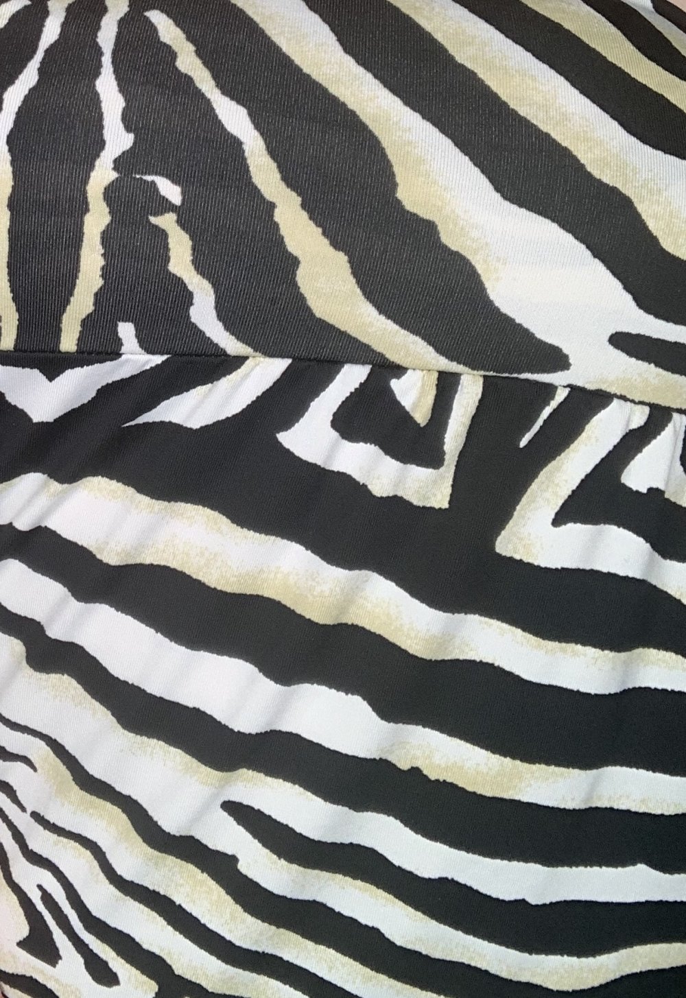 Madonna Top UNIKAT extravagant Animalprint Gr XS Neu