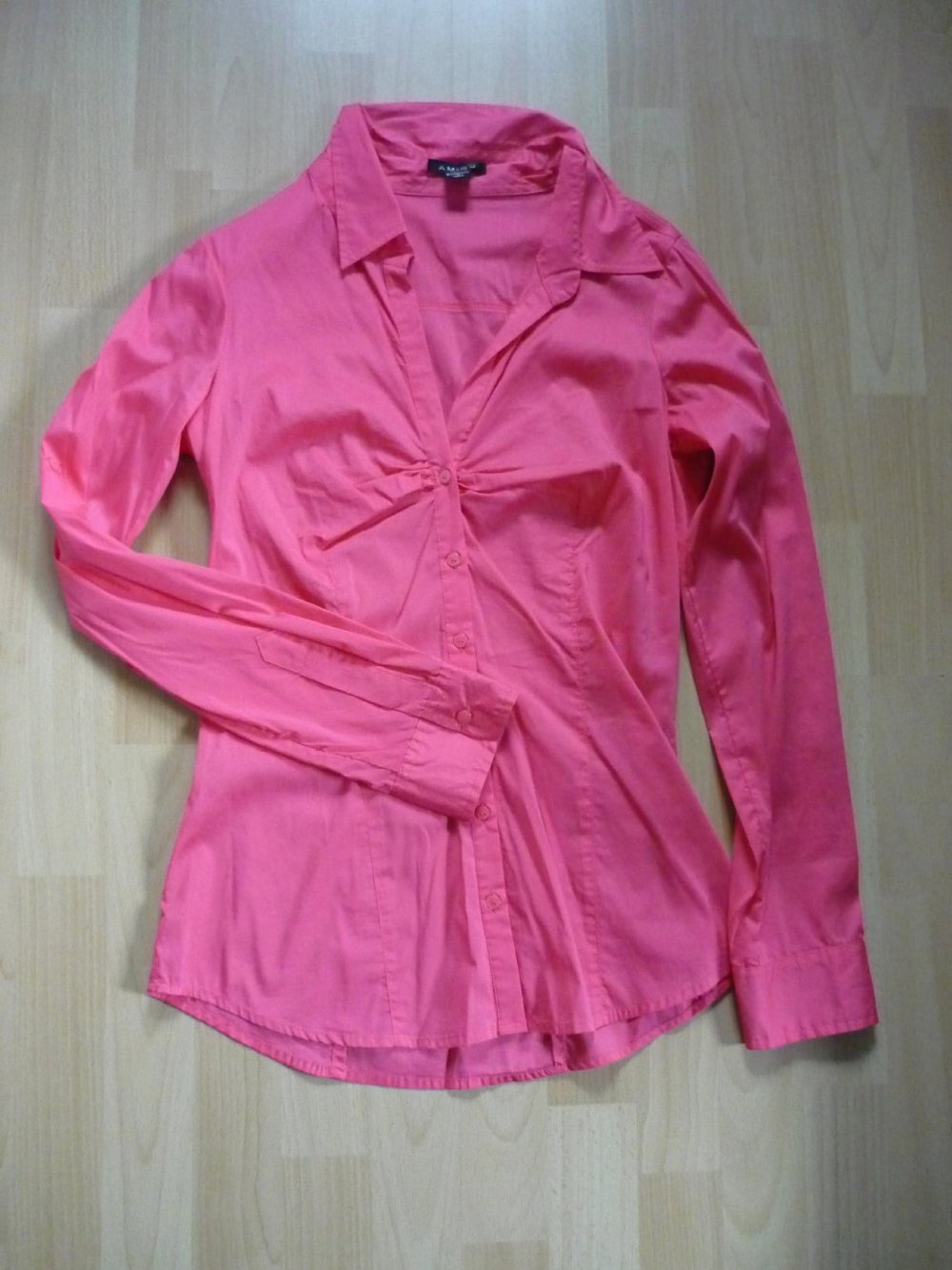 hübsche pinke Bluse - klassisch - Amisu - Gr. M
