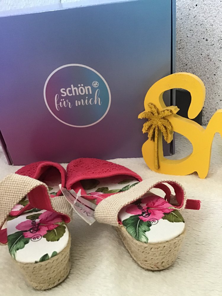 Blumen Sommerschuhe Gr.39