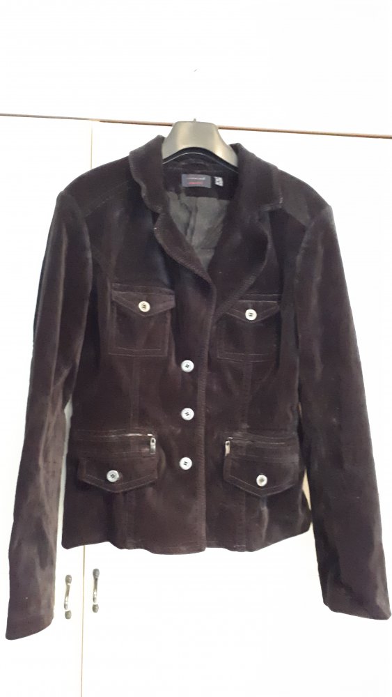 Samtjacke Gr. 38 schwarz Kapalua Blazer Steampunk Goa Festival Hipster