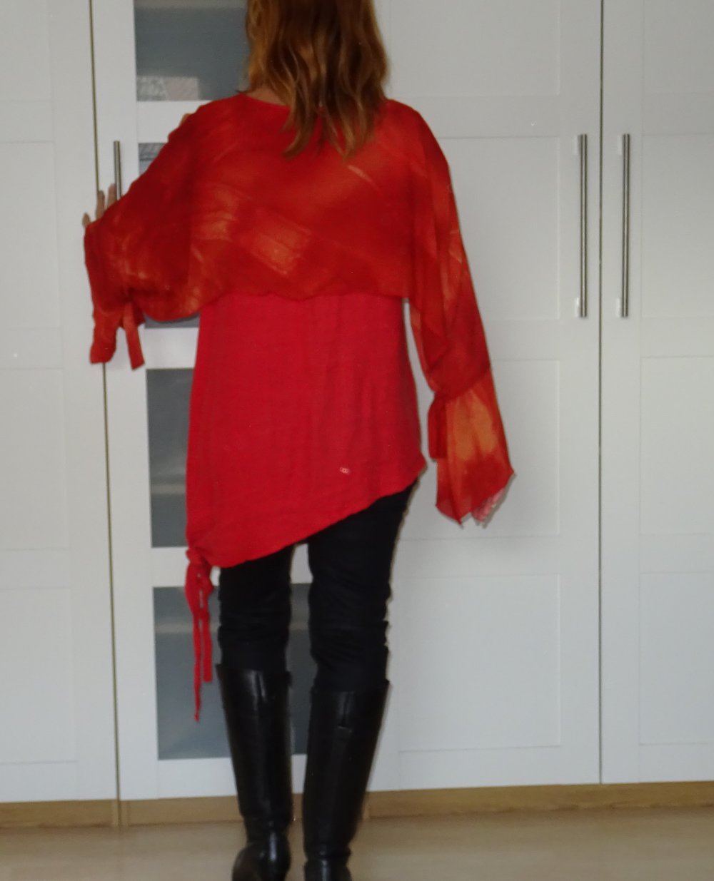 Marc Abbas ausgefallenes Teil Gr. 38-42 Lagenlook 100% Leinen 