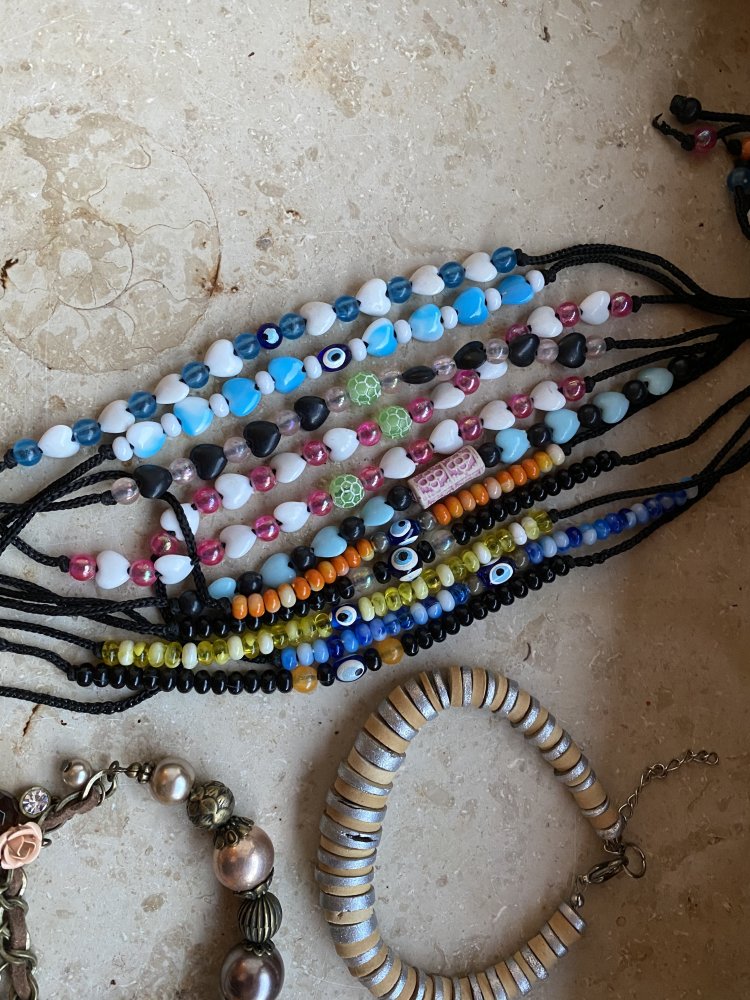 Armbänder Perlen Vintage Silber Gold Bijou Brigitte