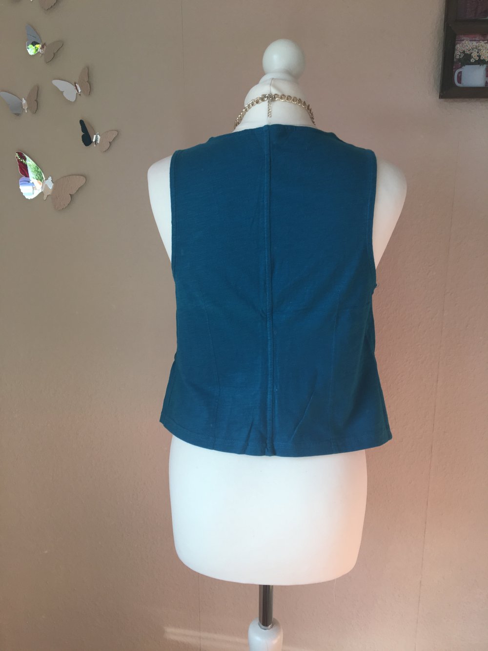 NEU Street One Weste Cardigan in Petrol 36