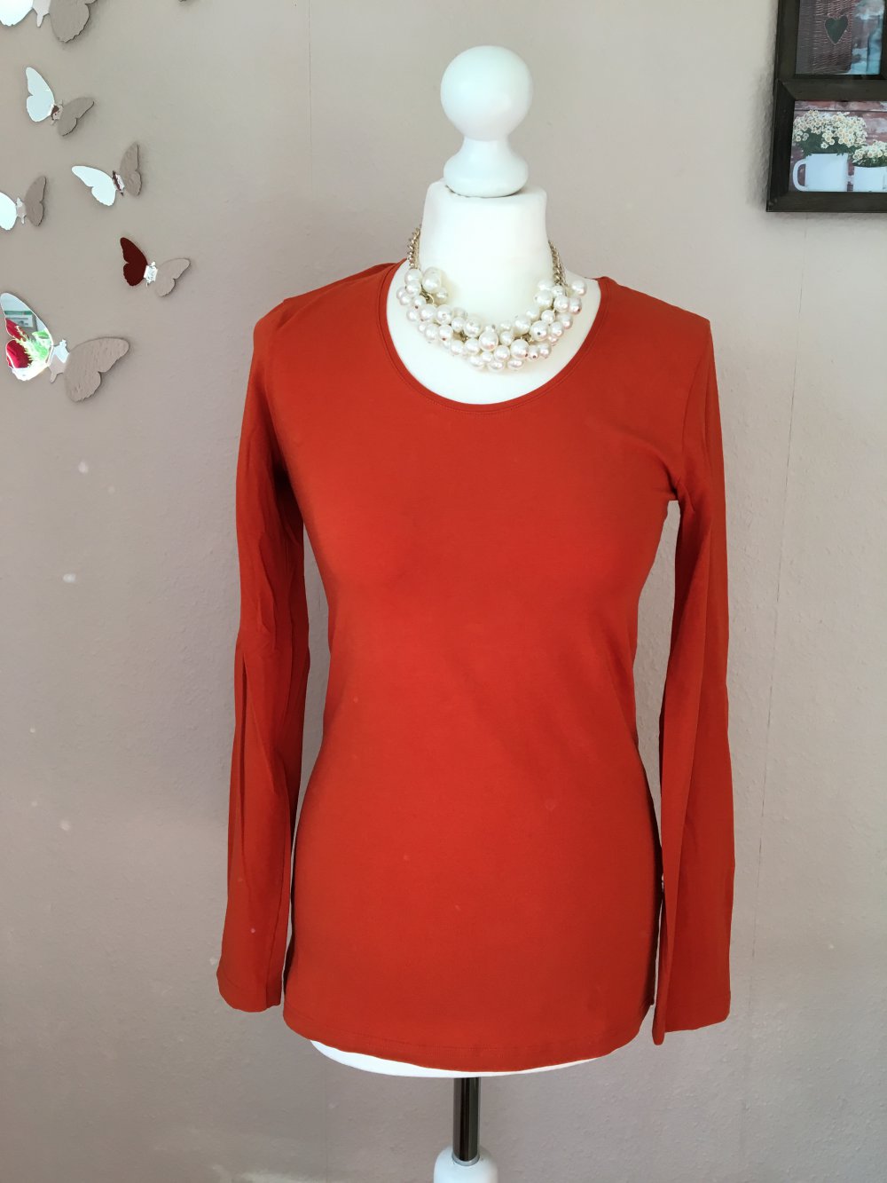 Street One Basic Shirt rostorange 