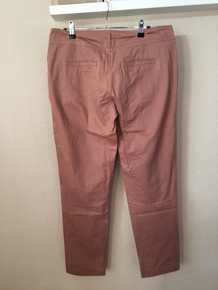 Chino in Pastellfarbe, rose, altrosa