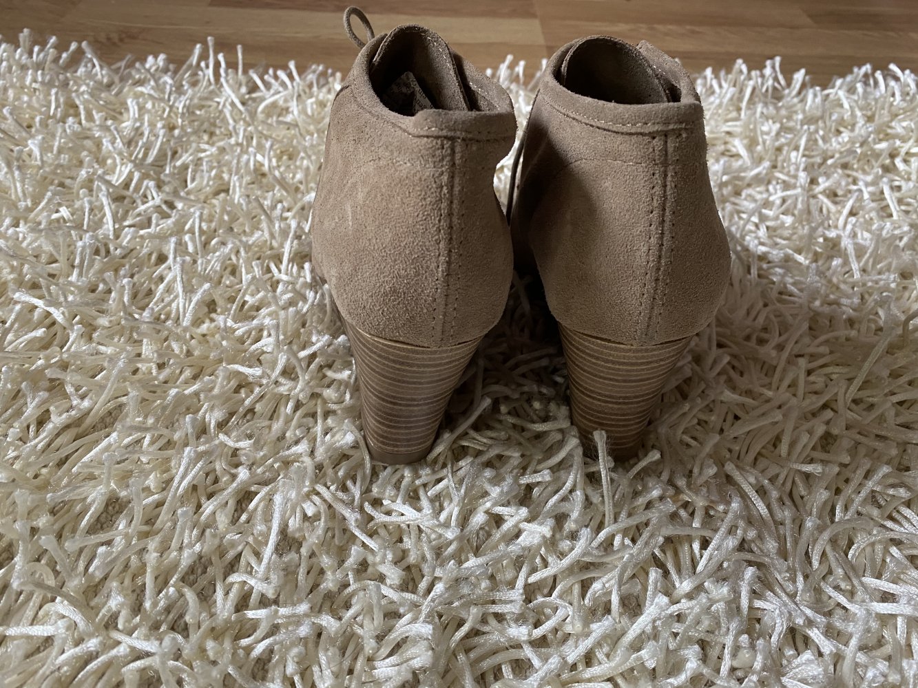 NEU - EDC Esprit Stiefeletten Wedges Leder beige 39