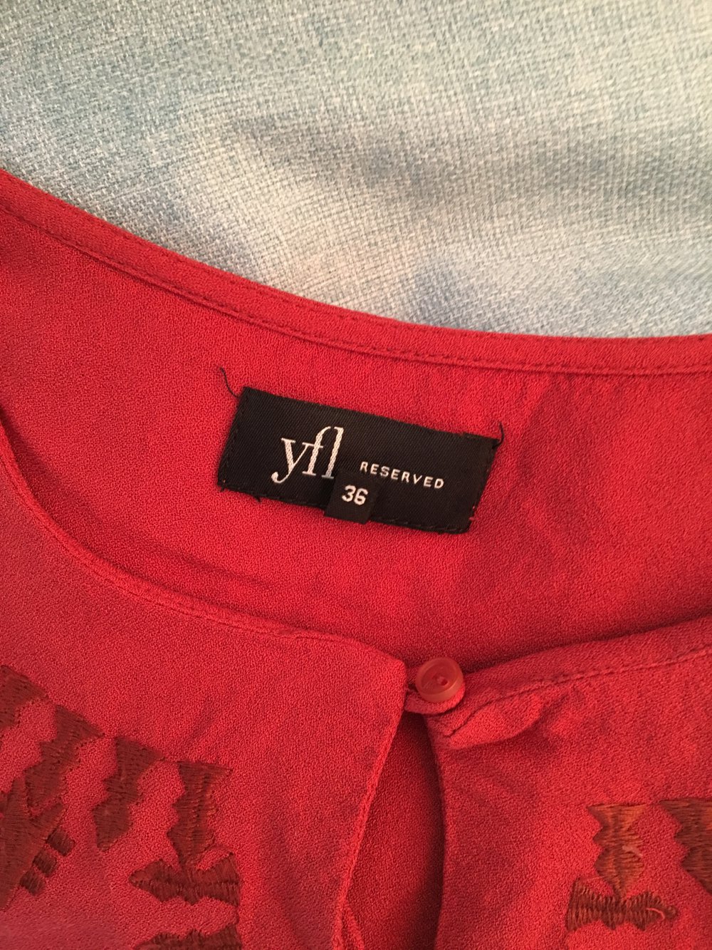 Reserved Bluse rot 36