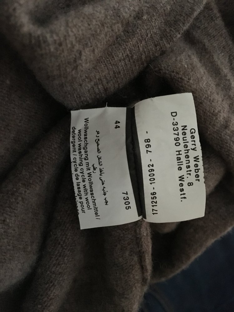 Gerry Weber Woll Pullover Wolle braun