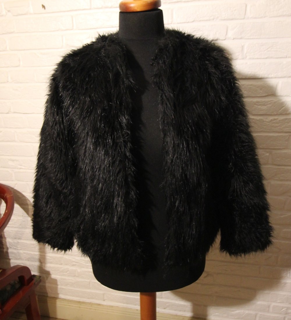 Ahlens Kunstfell Jacke Herbst Winter Teddy