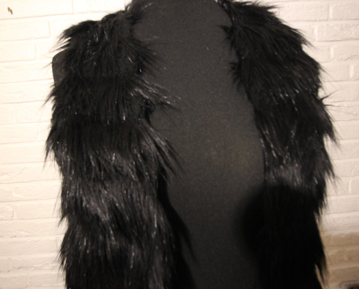 Unreal Fur Weste Kunstfell Kunstpelz Herbst Winter Designer 