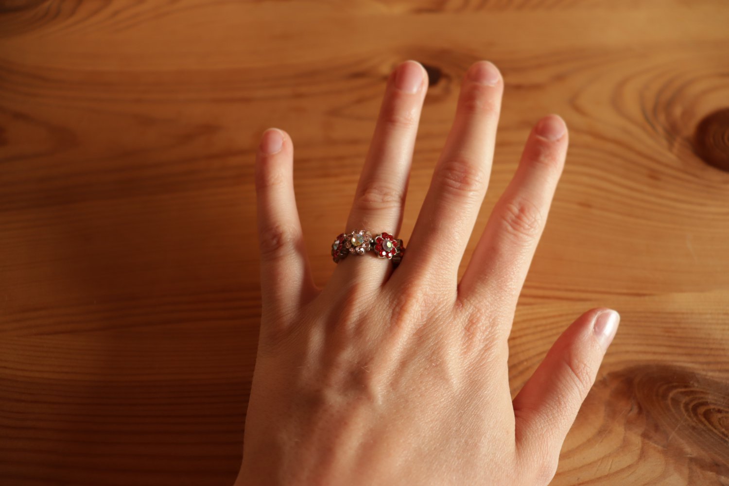 Ring mit Blumen
