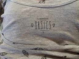 3/4 Oberteil mit Rückenausschnitt und Federn