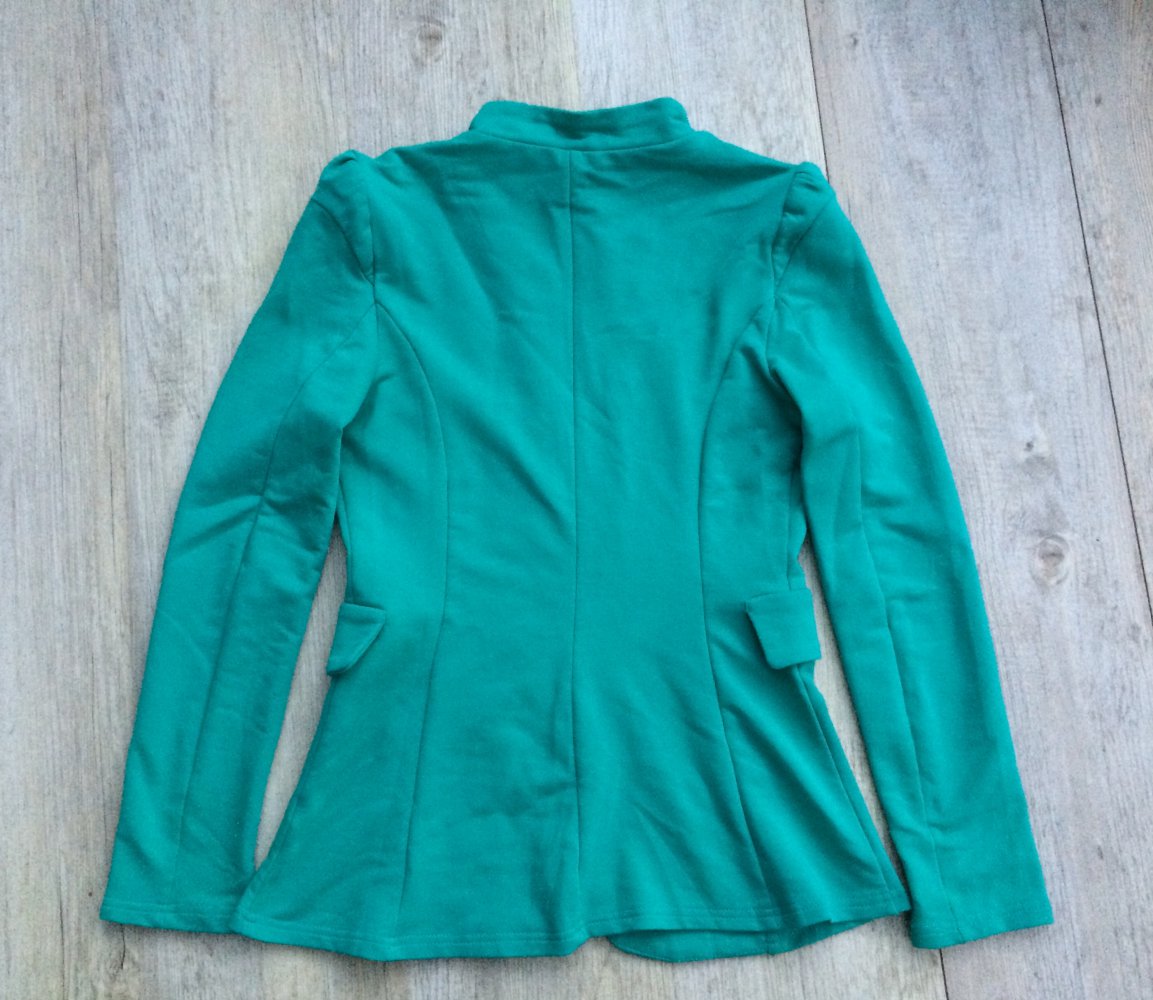 Sweatshirt-Blazer in knatschgrün