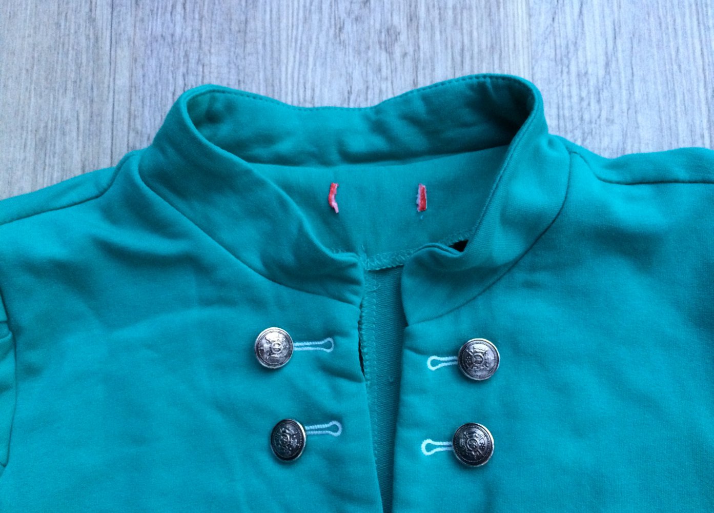 Sweatshirt-Blazer in knatschgrün