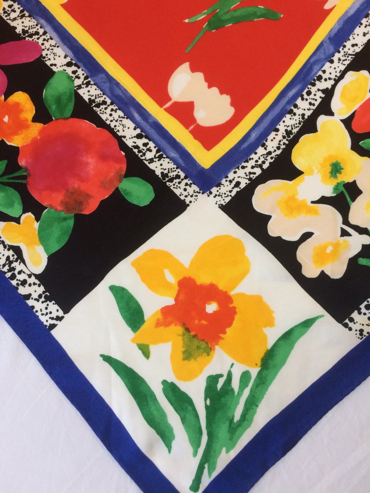 EXKLUSIVER VINTAGE TUCH HALSTUCH KOPFTUCH HAARTUCH 