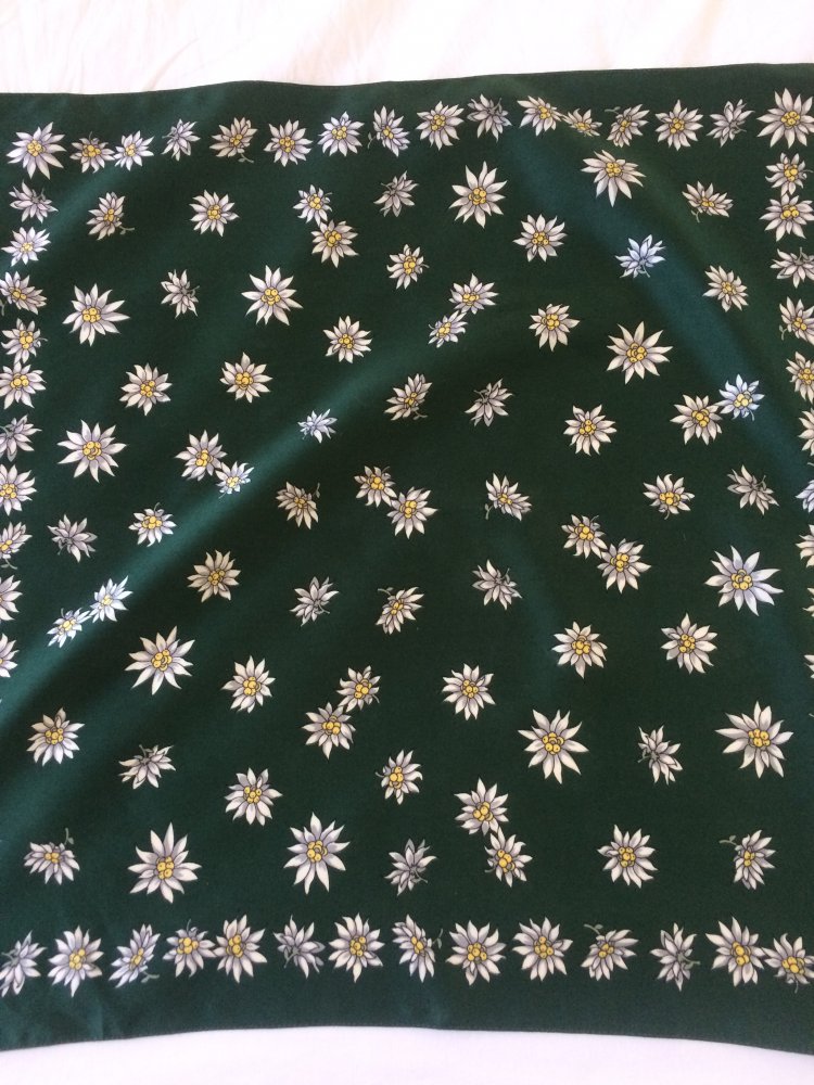 EXKLUSIVER VINTAGE TUCH HALSTUCH HAARTUCH 