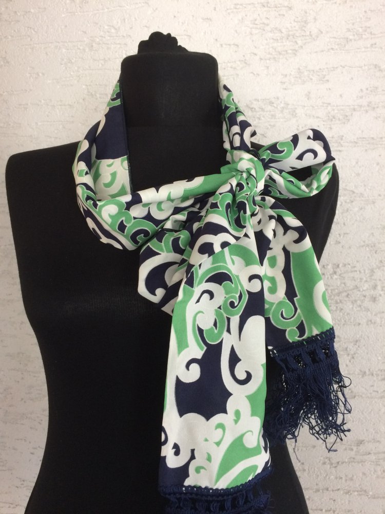 EXKLUSIVER VINTAGE SCHAL TUCH HALSTUCH HAARTUCH 