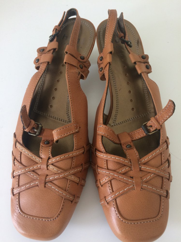 „HÖGL „ LEDER SANDALEN GR. 6 (39)