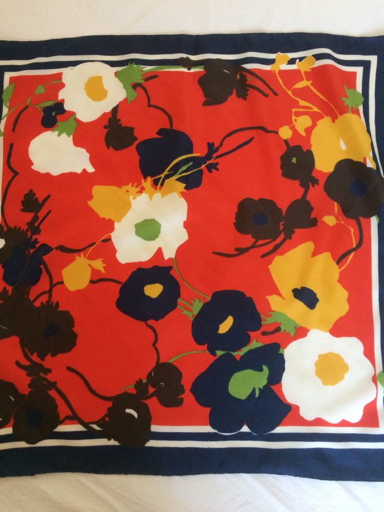 EXKLUSIVER VINTAGE TUCH KOPFTUCH HALSTUCH HAARTUCH 