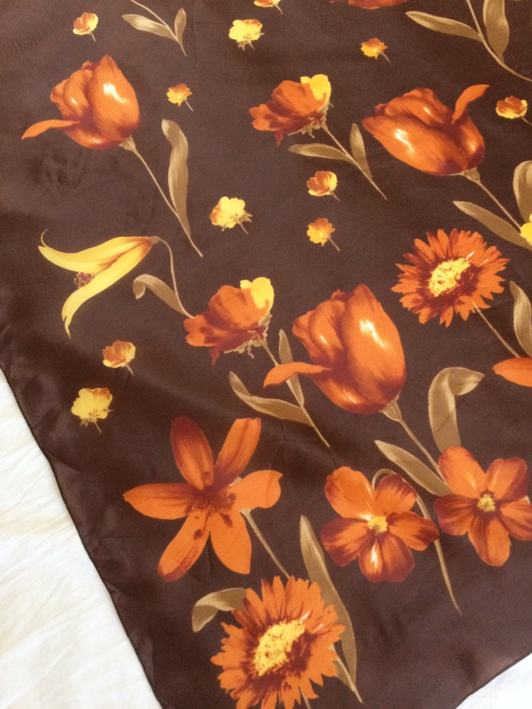 Exklusiver Vintage Tuch Halstuch Kopftuch Haartuch 