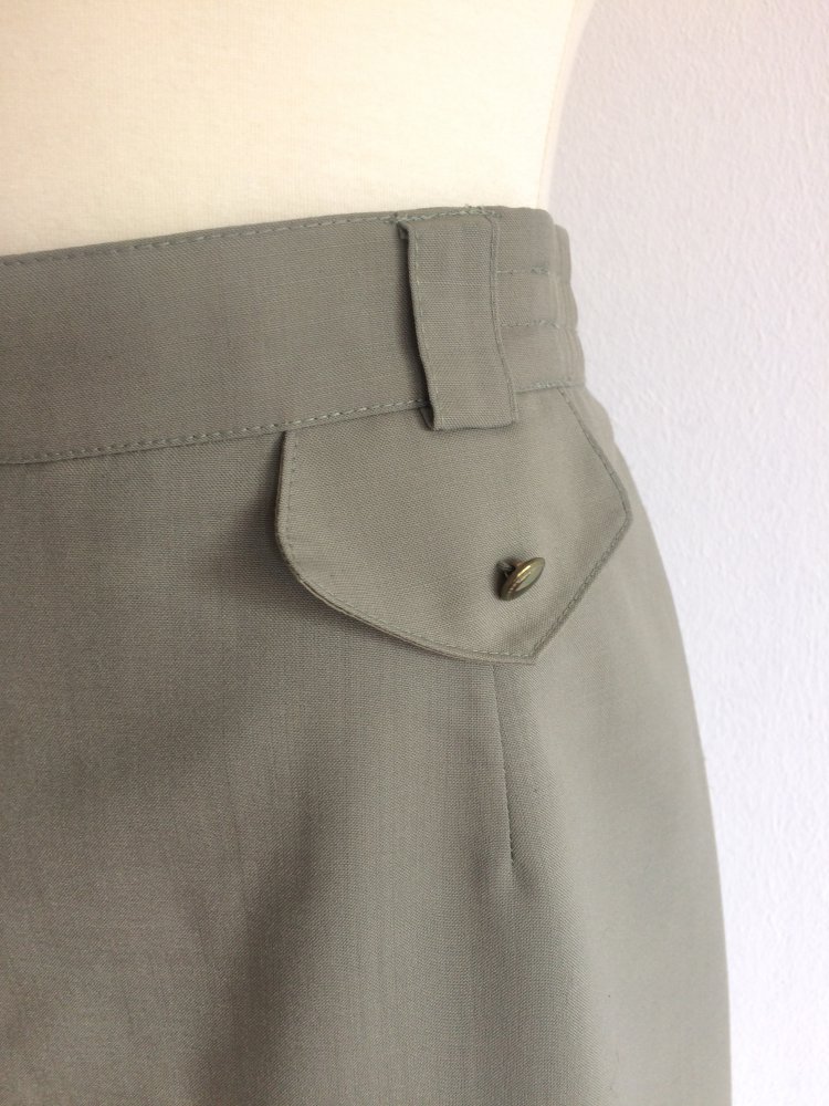 LADY JOY KHAKI  MIDIROCK GR. 48