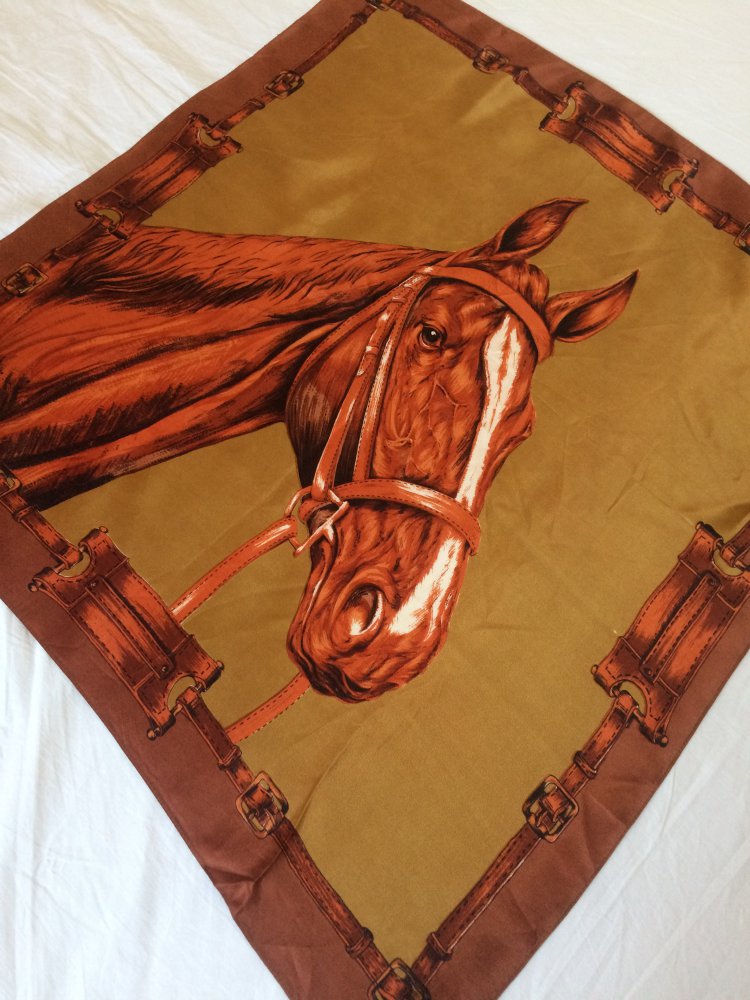 EXKLUSIVER VINTAGE TUCH HALSTUCH KOPFTUCH HAARTUCH 