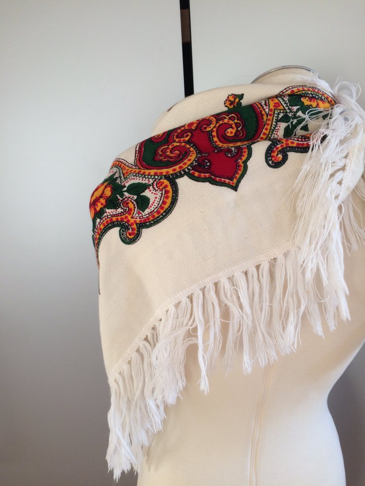 TOLLER TUCH SCHAL 80/90 er JAHRE 