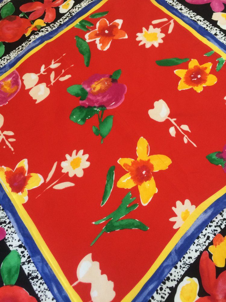 EXKLUSIVER VINTAGE TUCH HALSTUCH KOPFTUCH HAARTUCH 