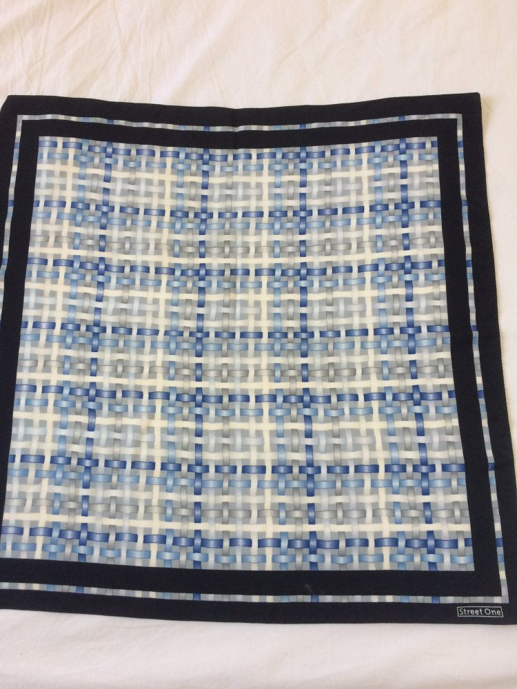 EXKLUSIVER VINTAGE TUCH HALSTUCH HAARTUCH 