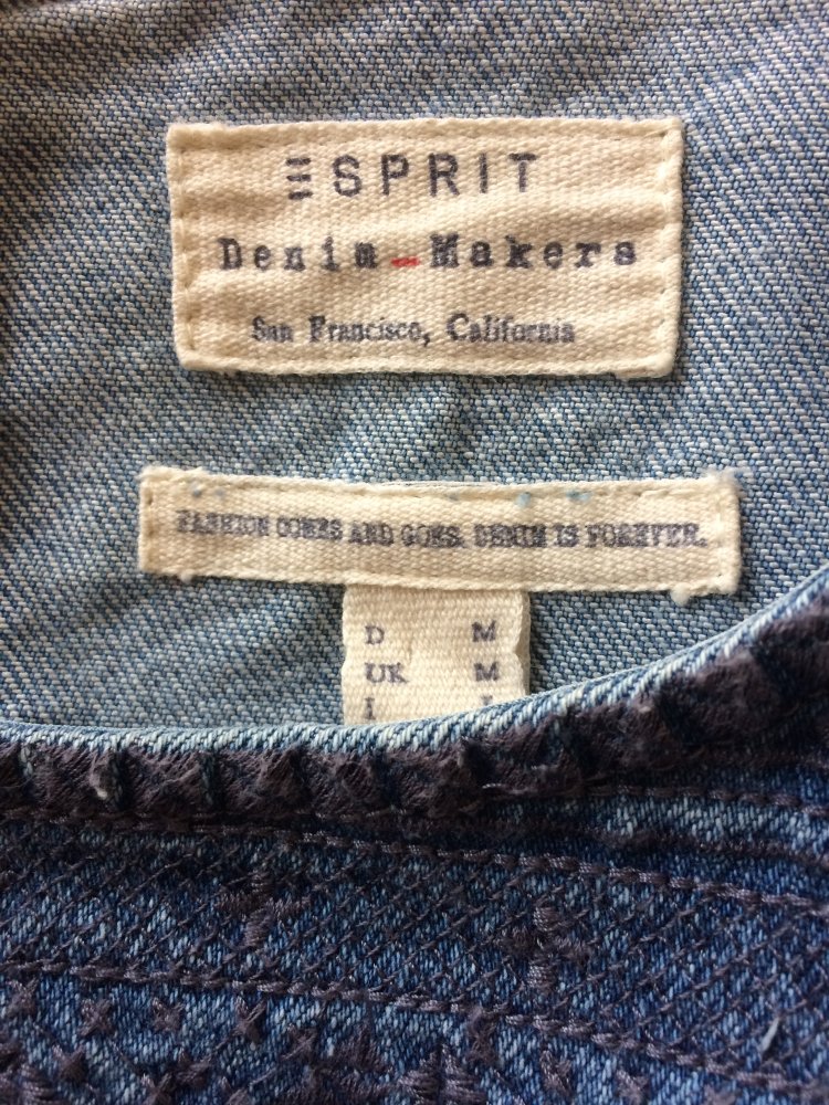 ESPRIT SOMMERKLEID JEANSKLEID GR. M