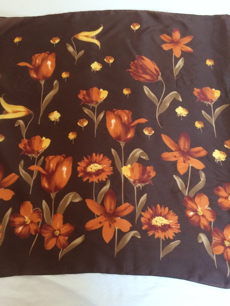 Exklusiver Vintage Tuch Halstuch Kopftuch Haartuch 