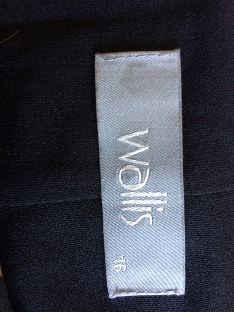 WALLIS DESIGN 100% VISCOSE KLEID GR. 16 (36/38)