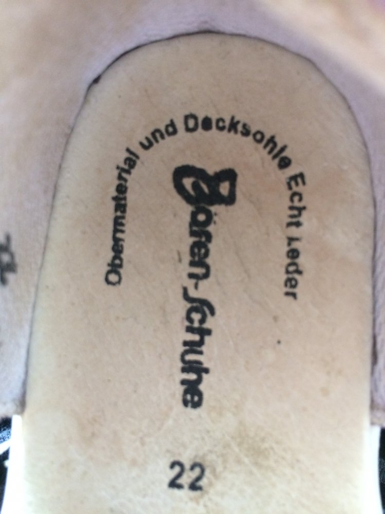 BÄREN SCHUHE MÄDCHEN SANDALEN GR. 22