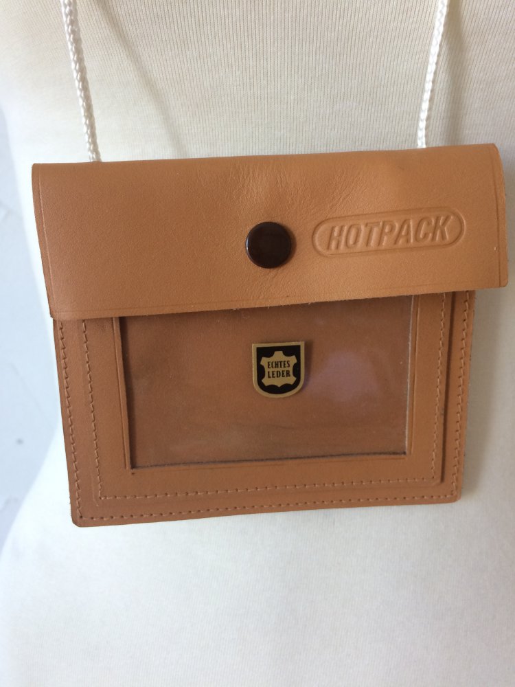 COGNAC LEDER NEUWERTIGE BRUSTTASCHE 