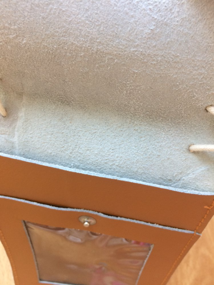 COGNAC LEDER BRUSTTASCHE 