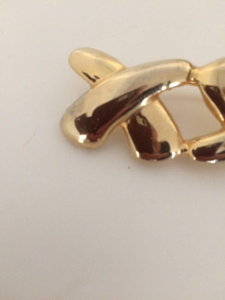 COOLE MESSING BROSCHE 