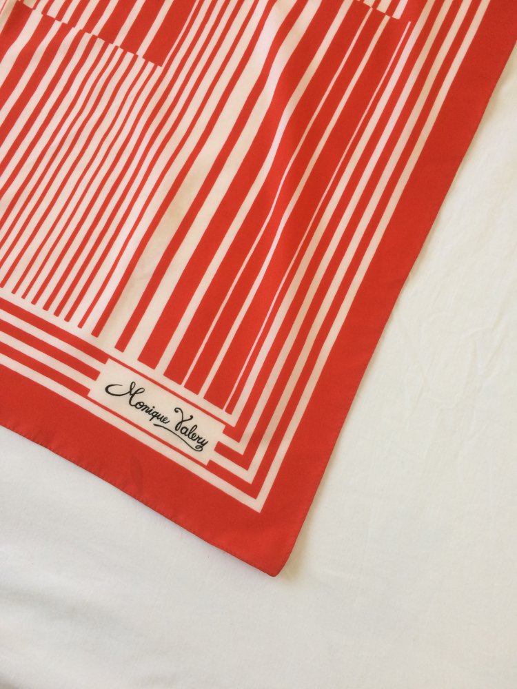 MONIQUE VALERY EXKLUSIVER VINTAGE TUCH KOPFTUCH HALSTUCH HAARTUCH 