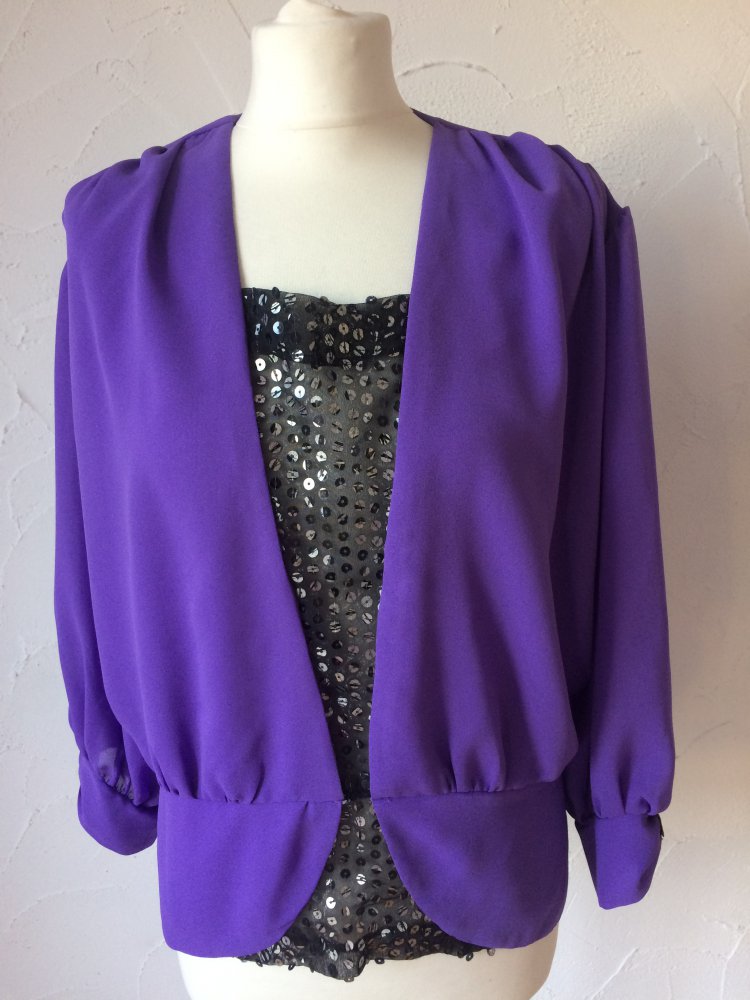 ZOGBAUM EXKLUSIVE DAMEN BLUSE MIT PAILLETTEN GR. 46