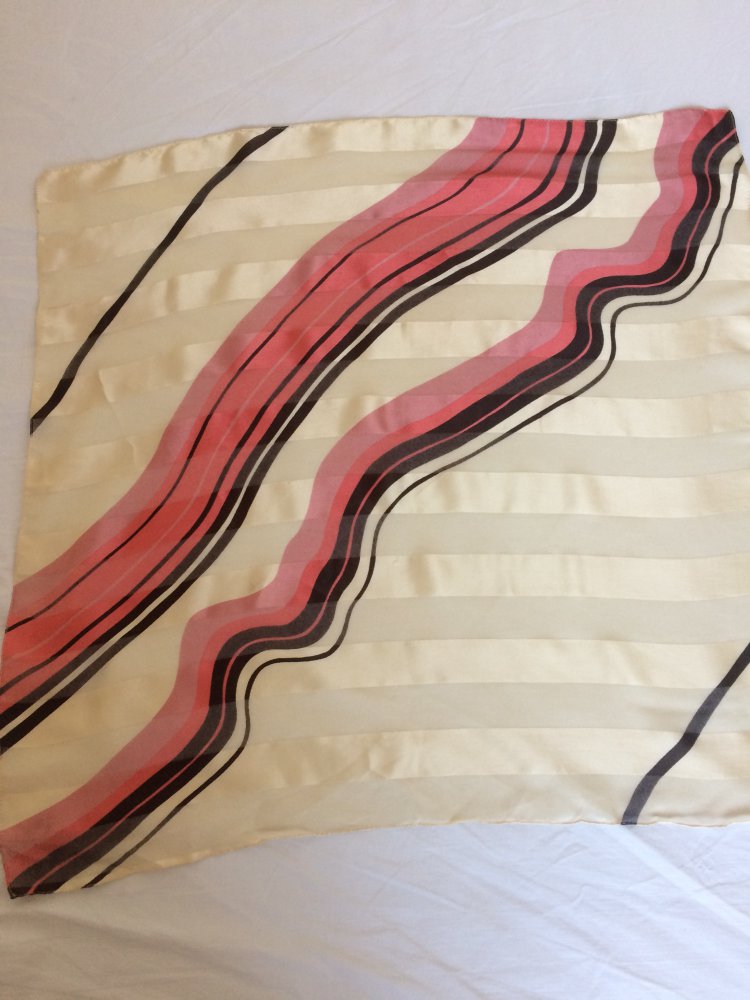 EXKLUSIVER VINTAGE TUCH HALSTUCH HAARTUCH 