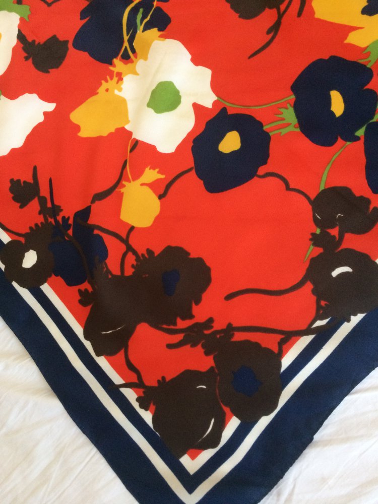 EXKLUSIVER VINTAGE TUCH KOPFTUCH HALSTUCH HAARTUCH 