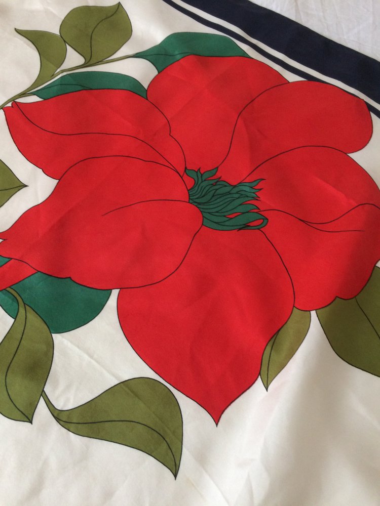 EXKLUSIVER REINE SEIDE SILK TUCH HALSTUCH HAARTUCH 