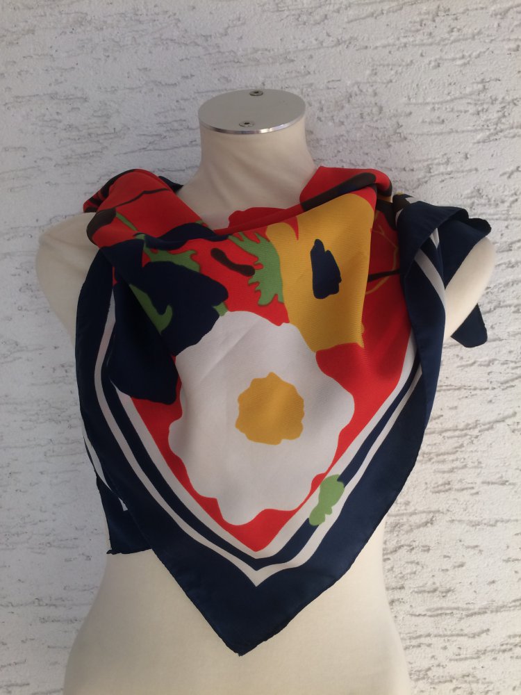 EXKLUSIVER VINTAGE TUCH KOPFTUCH HALSTUCH HAARTUCH 