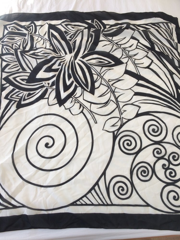 EXKLUSIVER VINTAGE TUCH KOPFTUCH HALSTUCH HAARTUCH 