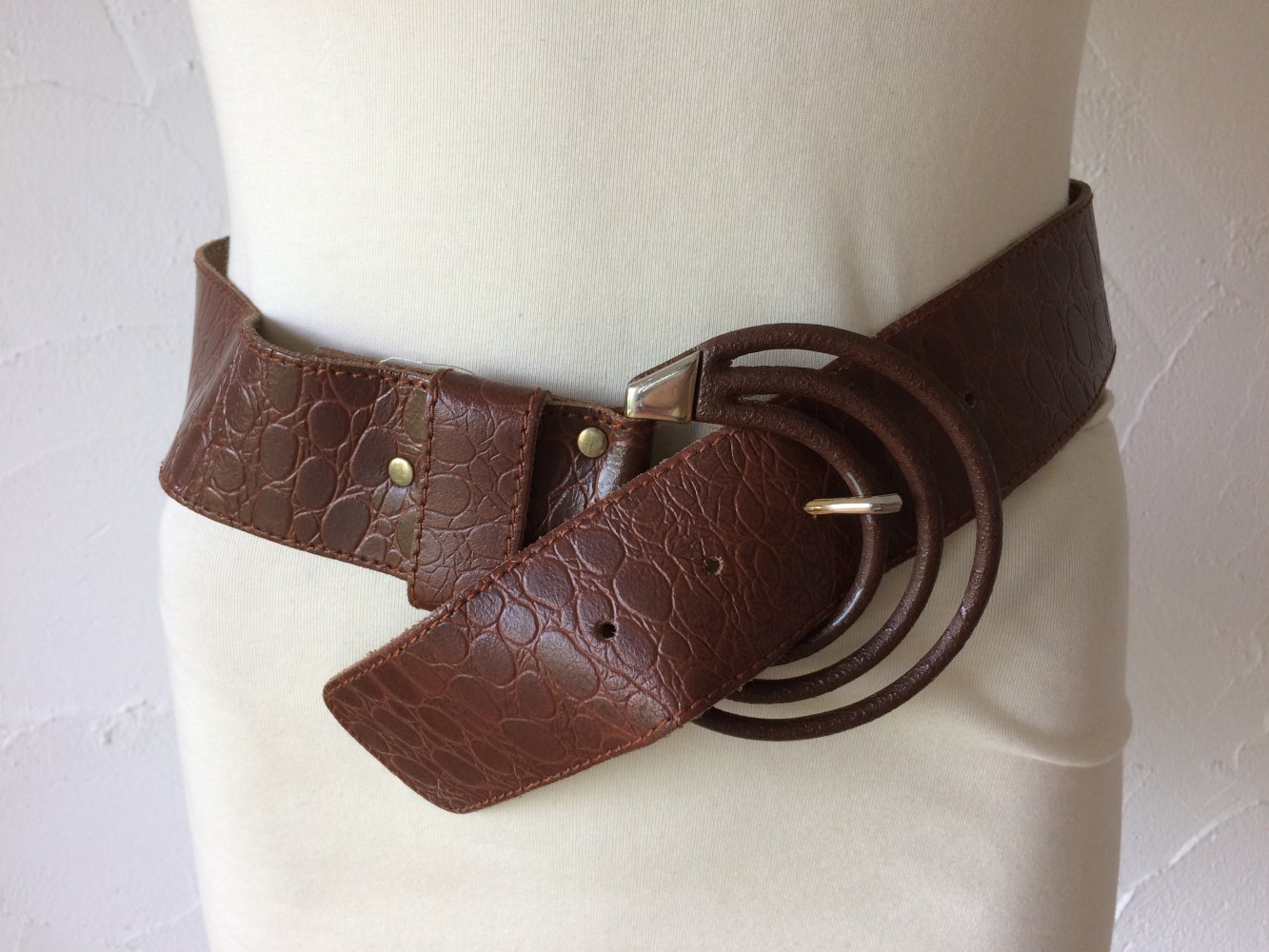 VINTAGE LEDER GÜRTEL 