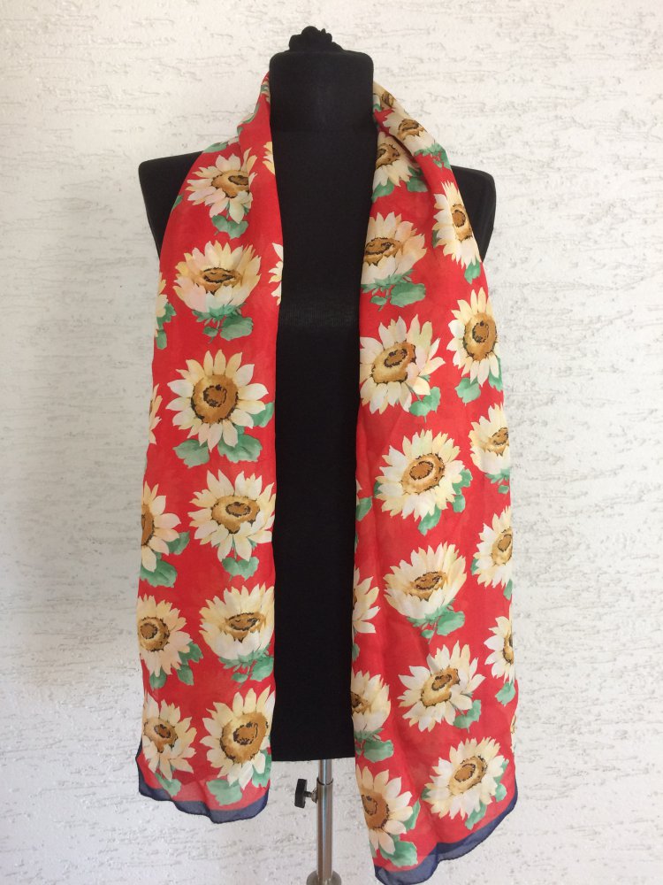 EXKLUSIVER VINTAGE SCHAL TUCH HALSTUCH HAARTUCH 