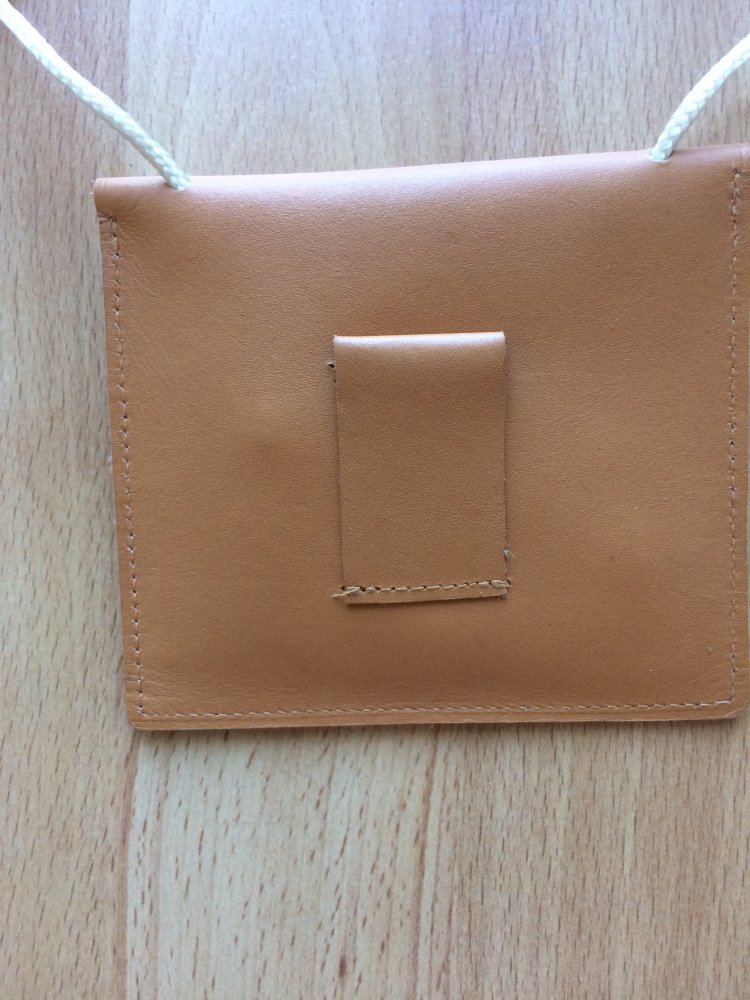 COGNAC LEDER NEUWERTIGE BRUSTTASCHE 